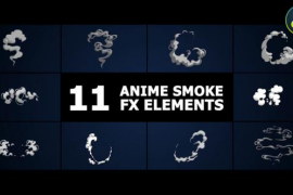 Anime Smoke Elements | DaVinci Resolve 50428535