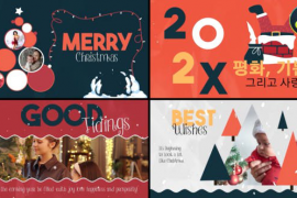 Christmas Cartoon Typography Scenes | DaVinci Resolve 50039359