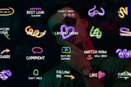Youtube Titles | Premiere Pro MOGRT 43991092