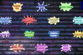 Splat Titles for Premiere Pro 50510289