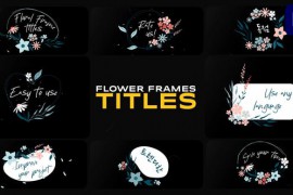 Flower Frames Titles for Premiere Pro 50509801