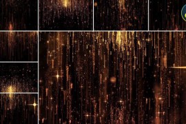 Gold Backgrounds for DaVinci Resolve 45801597