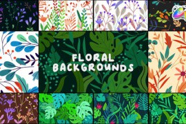 Floral Backgrounds for FCPX 43705135