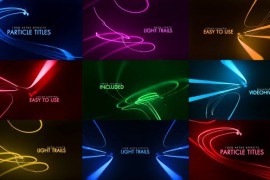 Particle Titles | Light Trails for After Effects 25587013
