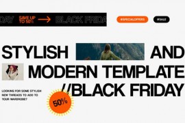 Black Friday Video Display After Effect Template 45337222