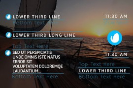 Liquid Lines Lower Thirds 12272047