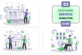 Customer Service Illustration Scene 52609877