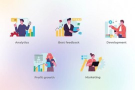 Digital business - Flat concept 43436700