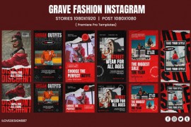 Grave Fashion Instagram | MOGRT File 46869268