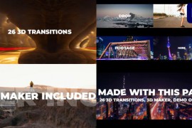 3D Transitions, 3D Maker & Opener for Premiere Pro 46532719