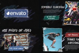 Stylish Scribble Slideshow | DaVinci Resolve 43334752