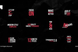 Kinetic Typography 2.0 | DR 42437803