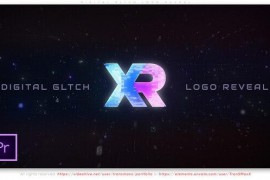 Digital Glitch Logo Reveal 43384023
