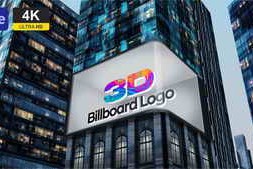 Free Download:3D Billboard City Logo Reveal 60507227