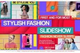 Stylish Colorful Fashion Slideshow 49217480