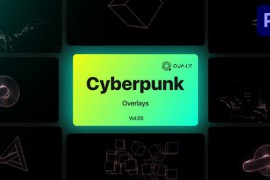 Cyberpunk Overlays for Premiere Pro Vol. 05 47591434