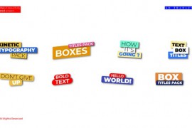 Box Titles | FCPX & Apple Motion 50807673