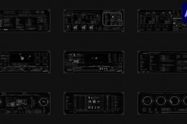 Hud Large Screens for After Effects 52680718
