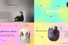 Stylish Gradient Slideshow for DaVinci Resolve 42433294