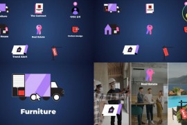 Real Estate Business Icons And Titles for DaVinci Resolve 52553898