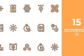 Staff Management Icon After Effects 49605940