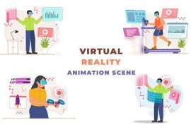 Virtual Reality Animation Scene 42855486