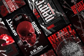Dark Event Posters Pack 48720257