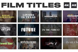 Cinematic Film Titles | AE 44919874