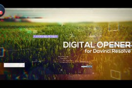Glitch Digital Opener for DaVinci Resolve 31354804