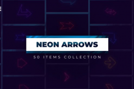 50 Neon Arrows 51688312