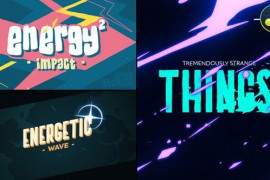 2D Energy Text Logo Reveals [Davinci Resolve] 48458943