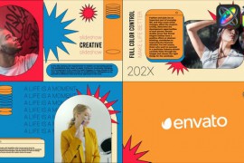 Colorful Geometric Slideshow for FCPX 46701262