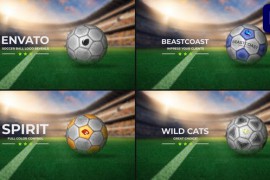 Soccer Ball Logo Reveals | Premiere Pro 46904620