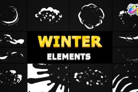 Snow Motion Elements | FCPX 29557630