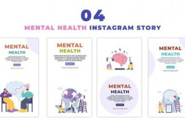Mental Health Flat Vector Instagram Story 47464856
