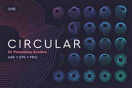 Circular Photoshop Brushes