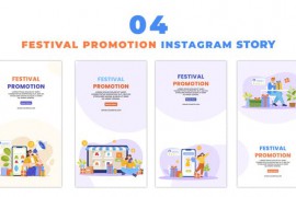 Festive Season Marketing Flat Vector Instagram Story 48625210