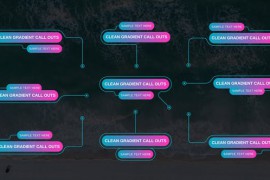 Clean Gradient Call Outs | After Effect 48634947