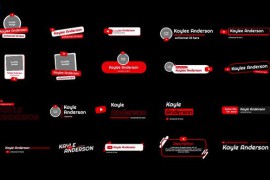Fancy YouTube Lower Thirds 44351645