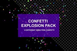 Multicolor Celebration Confetti Explosions Pack 36103432