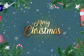 Merry Christmas Intro MOGRT 48383346