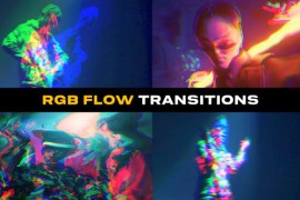 RGB Flow Transitions | After Effects 52466998