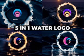 Realistic Water Logo Opener 52479515