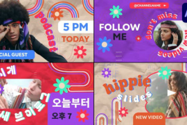Hippie Youtube Slides for After Effects 51817875