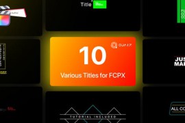 Various Titles for Final Cut Pro X Vol. 01 44978282