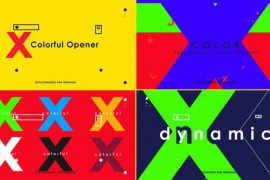 Colorful Typographic Intro 48323996