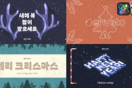 Modern Christmas Typography | FCPX 49743627