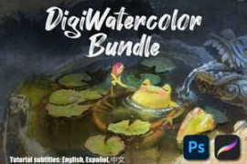 Gumroad – Gabe Ramos – DigiWatercolor Bundle