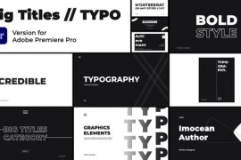 Big Titles – Typo | MOGRT 45105478