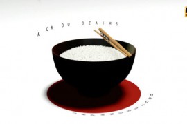 Asian Rice Bowl Advertisement - Arigatou 25180500